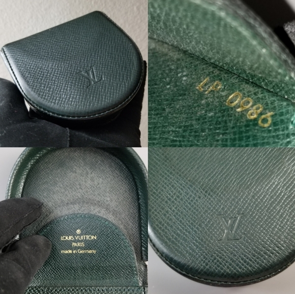 LOUIS VUITTON Beautiful mini monnaie boite coin case Taiga Leather/Germany - Picture 7 of 16